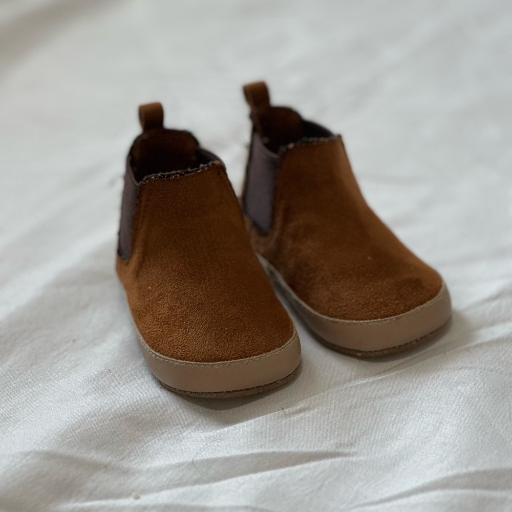 Baby Boy Faux-suede Chelsea Booties